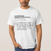 Datenbankadministrator - "Data Whisperer" T-Shirt (Vorderseite)