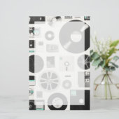 Datenbestand| Florentiner Bodart Briefpapier (Stehend Vorderseite)