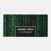 Datenbildschirm, Informationstechnologie, Computer Schreibtischunterlage (Vorderseite)