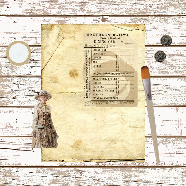 Datenblatt für Vintage Eisenbahn (Von Creator hochgeladen)