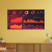 Datendiagramm Leinwanddruck (Insitu (Wohnzimmer))