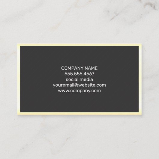 Datendiagramme | Analyst Visitenkarte (Rückseite)