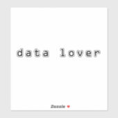 Datenfreund, I-Liebe Aufkleber (Blatt)