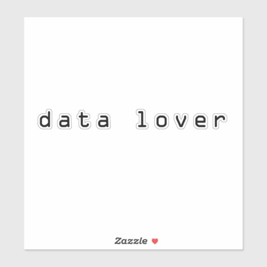 Datenfreund, I-Liebe Aufkleber (Blatt)