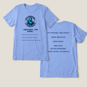Datenmensch-Patch Tri-Blend Shirt