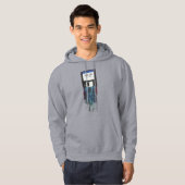 Datenrettung Retro-Diskette Hoodie (Vorne ganz)