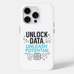 Datenrevolution: Abstrakte KI-Potenzialmatrix Tech Case-Mate iPhone Hülle