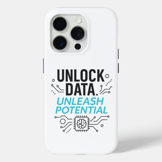 Datenrevolution: Abstrakte KI-Potenzialmatrix Tech Case-Mate iPhone Hülle (Rückseite)