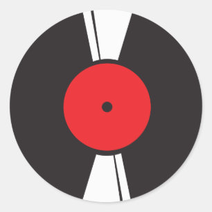 Datensatz Runder Aufkleber