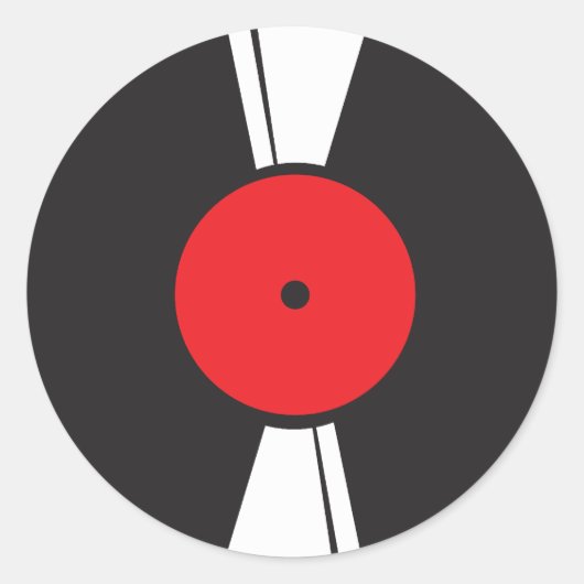 Datensatz Runder Aufkleber (Vorderseite)