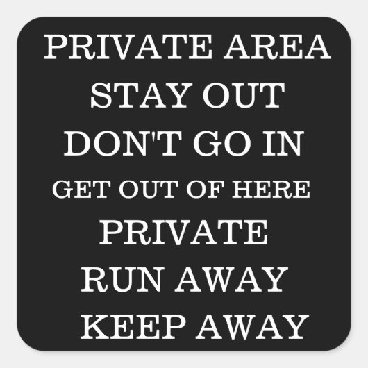 DATENSCHALTER QUADRATISCHER AUFKLEBER (Vorderseite)