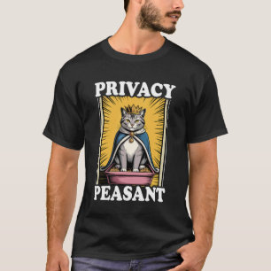 Datenschutz Bauer Süße Katzenstreu-Box Lustige Kat T-Shirt