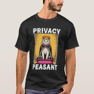 Datenschutz Bauer Süße Katzenstreu-Box Lustige Kat T-Shirt