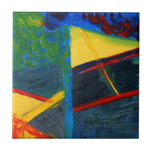 Datenschutz Bitte eins Fliese (Vorderseite)