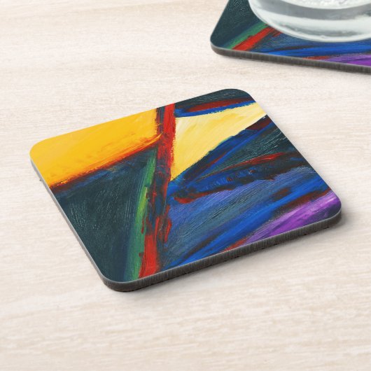 Datenschutz Bitte eins Getränkeuntersetzer (Linke Seite)