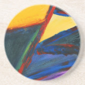 Datenschutz Bitte eins Getränkeuntersetzer (Vorne)