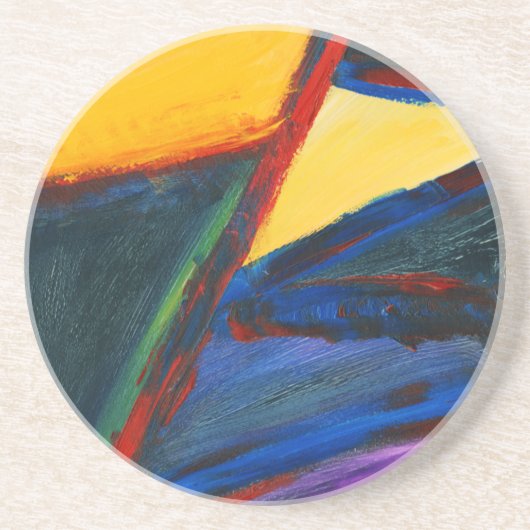 Datenschutz Bitte eins Getränkeuntersetzer (Vorne)