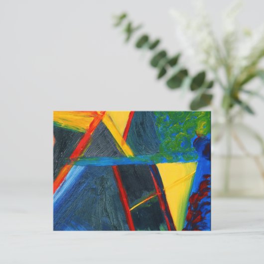 Datenschutz Bitte eins Postkarte (Stehend Vorderseite)