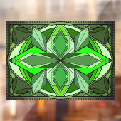 Datenschutzklammer für Green Art Deco Fensteraufkleber (Blatt 2)