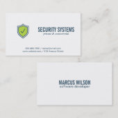 Datensicherheit | Datenverarbeitung | Programmiere Visitenkarte (Vorne/Hinten)