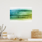 Datensicherheit über das Internet und persönliche  Poster (Küche)