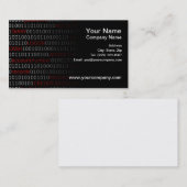 Datensicherheits-Visitenkarte Visitenkarte (Vorne/Hinten)