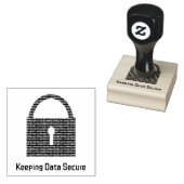 Datensicherheitsmeldung und benutzerdefiniertes di gummistempel (Stempel)