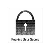 Datensicherheitsmeldung und benutzerdefiniertes di gummistempel (Prägung)