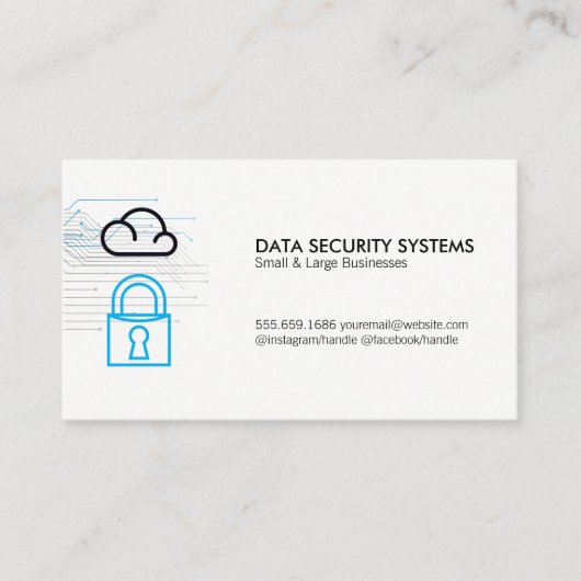 Datensicherungssysteme | Cloud Storage Terminkarte (Vorderseite)