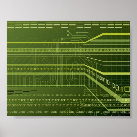 Datenstrom Poster (Vorne)