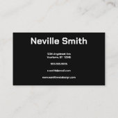 Datenströme im City Web Designer High Tech Visitenkarte (Rückseite)