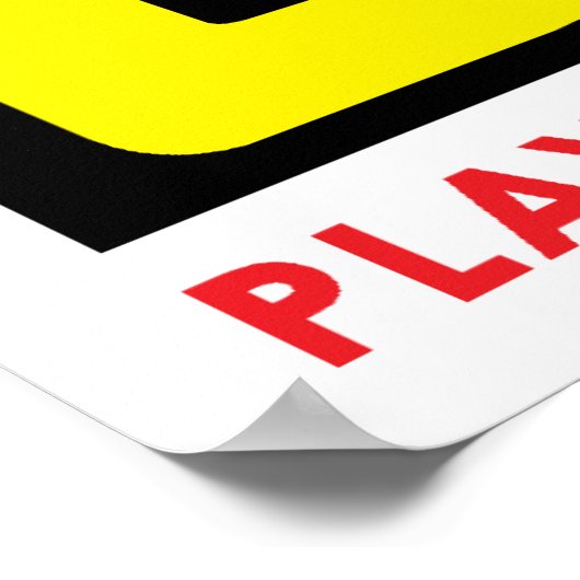 Datenträger ist Golf Poster (Ecke)