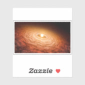 Datenträger von Material umgeben Star Fu Orionis. Aufkleber (Blatt)