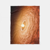 Datenträger von Material umgeben Star Fu Orionis. Fleecedecke (Vorderseite)