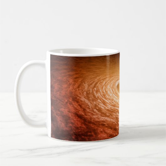 Datenträger von Material umgeben Star Fu Orionis. Kaffeetasse (Links)