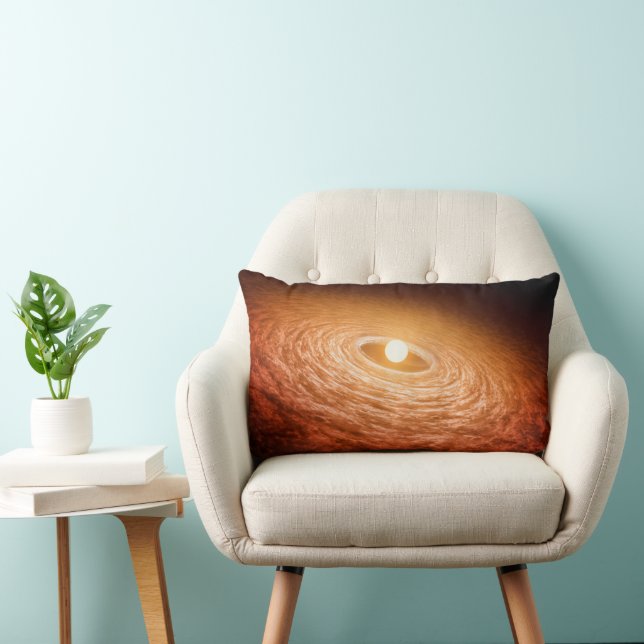 Datenträger von Material umgeben Star Fu Orionis. Lendenkissen (Stuhl )