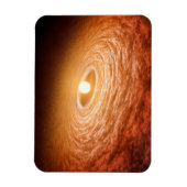 Datenträger von Material umgeben Star Fu Orionis. Magnet (Vertikal)