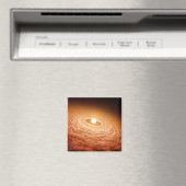 Datenträger von Material umgeben Star Fu Orionis. Magnet (In Situ (Geschirrspüler))