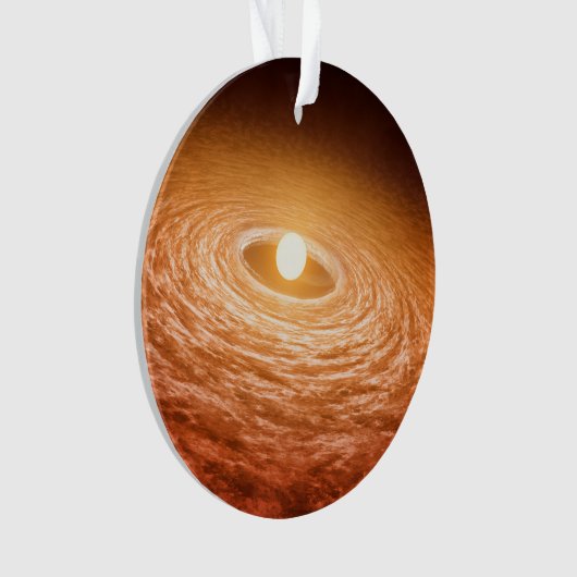 Datenträger von Material umgeben Star Fu Orionis. Ornament (Vorderseite)