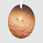 Datenträger von Material umgeben Star Fu Orionis. Ornament (Vorderseite)