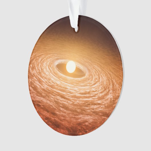 Datenträger von Material umgeben Star Fu Orionis. Ornament (Vorderseite)