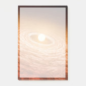 Datenträger von Material umgeben Star Fu Orionis. Post-it Klebezettel (Vorderseite)