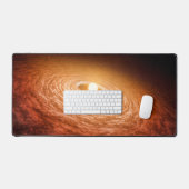 Datenträger von Material umgeben Star Fu Orionis. Schreibtischunterlage (Tastatur & Maus)