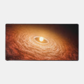 Datenträger von Material umgeben Star Fu Orionis. Schreibtischunterlage (Vorderseite)