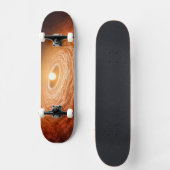 Datenträger von Material umgeben Star Fu Orionis. Skateboard (Vorderseite)