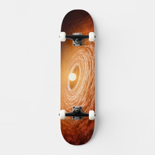 Datenträger von Material umgeben Star Fu Orionis. Skateboard (Vorderseite)