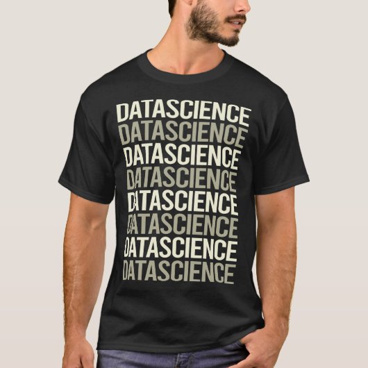 Datenübermittlung im weißen Text T-Shirt (Vorderseite)