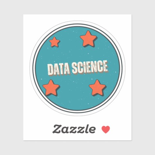 Datenwissenschaft Aufkleber (Blatt)