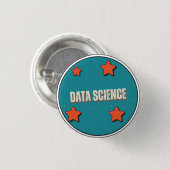 Datenwissenschaft Button (Vorne & Hinten)