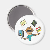 Datenwissenschaft Magnet (Vorderseite/Rückseite)